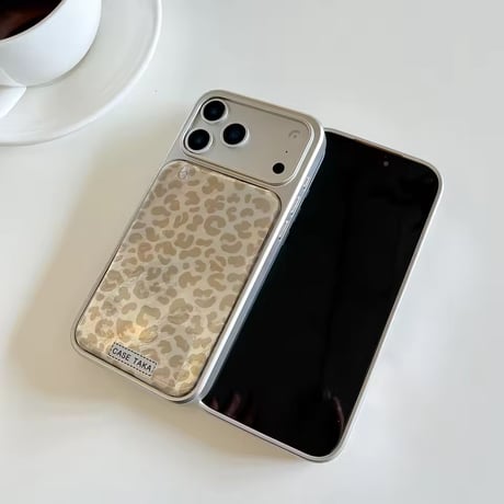 S75232 ニュアンスレオパード iPhoneケース
