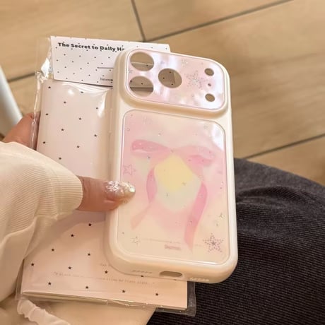 S75603 ゆめかわリボンスターiPhoneケース