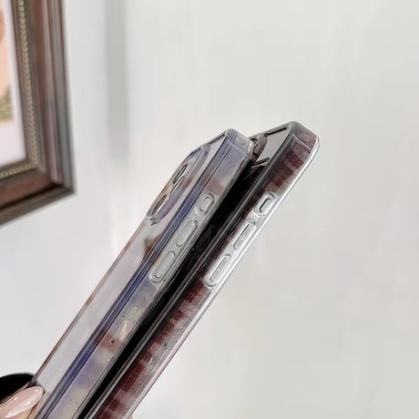 S75241 ウォームチェック ニュアンスiPhoneケース