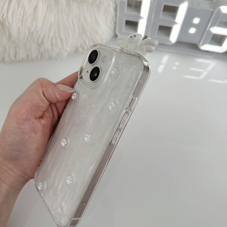 人気爆発！ ふわふわ天使 可愛い スマホケース S74557