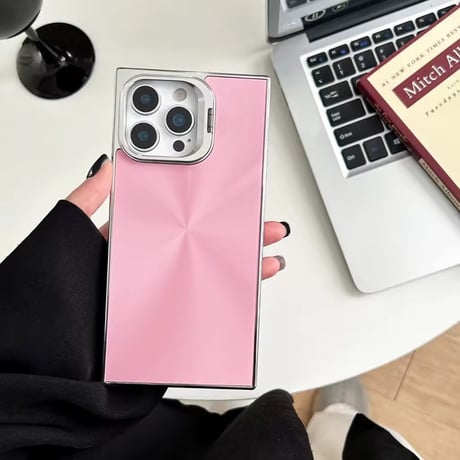 S74743 Shine Plate Mirror iPhoneケース
