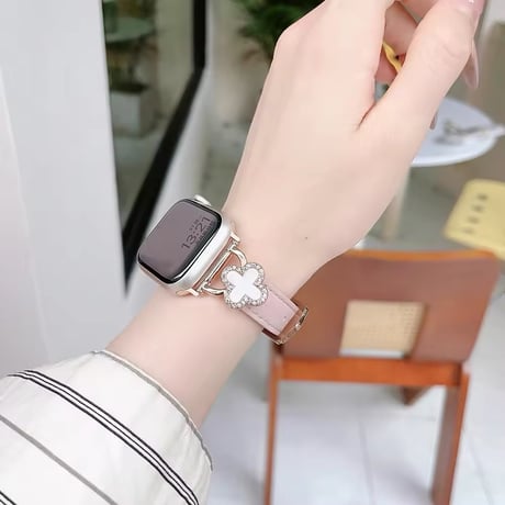 N00165 フラワーモチーフのApple Watchベルト
