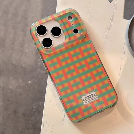 S75188 グッドラックチェック iPhoneケース