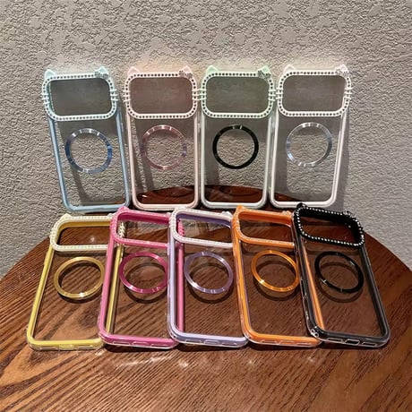 L62470 ねこみみビジュー MagSafe対応 iPhoneケース