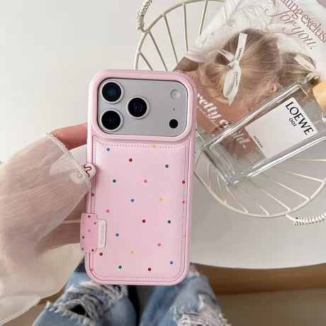 S75313 カラードット デザインiPhoneケース