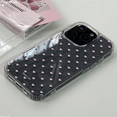 L62183 きらきらハートiPhoneケース