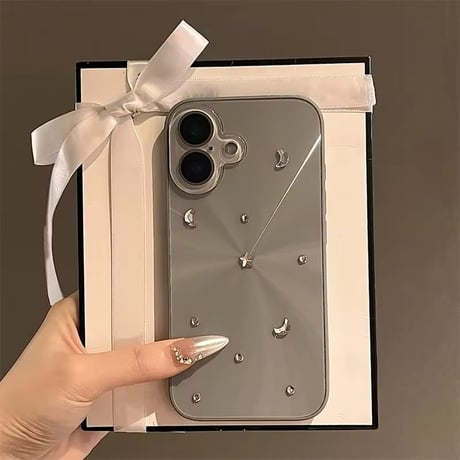 S74236 月と星のキラキラiPhoneケース
