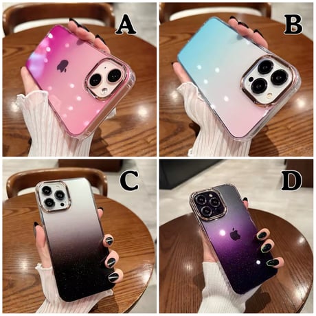 L62036 きらめきグラデーション iPhoneケース
