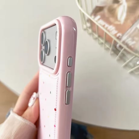 S75313 カラードット デザインiPhoneケース