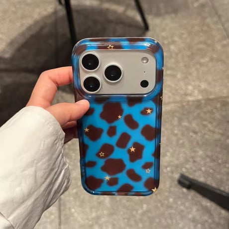 S75258 カラーレオパード iPhoneケース