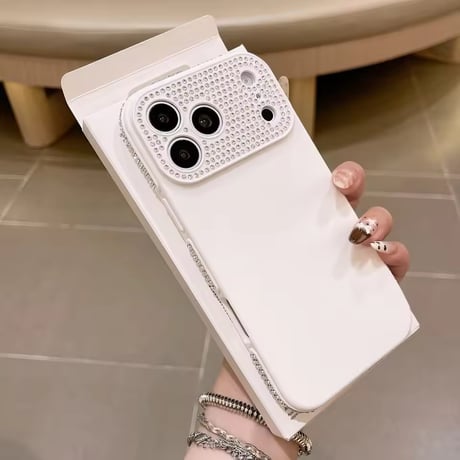 S75512 ジュエルカメラフレームiPhoneケース