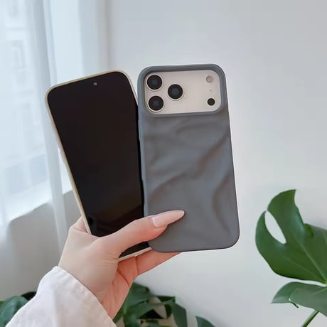 S75118 マットウェーブカラー iPhoneケース