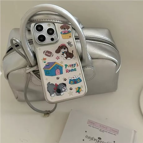 S74663 わんこのおうち iPhoneケース