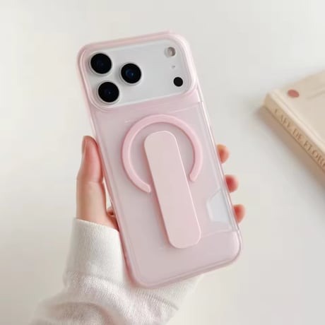 K23187 カード収納スタンドリングiPhoneケース