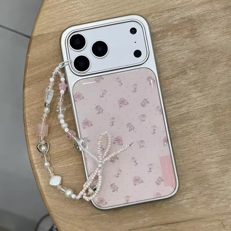 S75314 ローズドット ピンクiPhoneケース