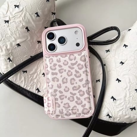 S75156 ピンクエッジ ガーリーアニマル柄 iPhoneケース
