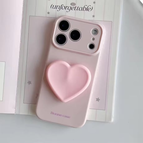 K23121 パステルハートグリップ iPhoneケース