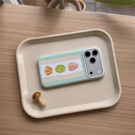S75618 カフェスイーツアートiPhoneケース