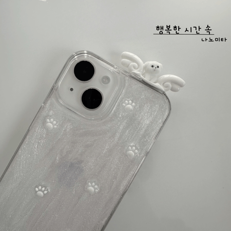 人気爆発！ ふわふわ天使 可愛い スマホケース S74557