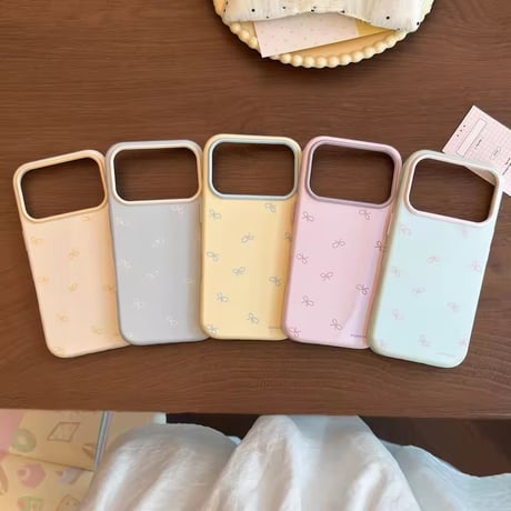 S75678 プチリボンパステル iPhoneケース