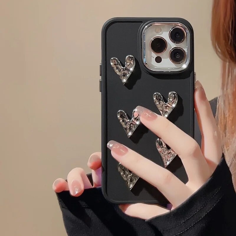 S73813 SILVER LOVE - キラキラ輝く大人可愛いiphoneケース | na