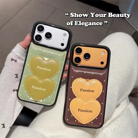 K23053 ハートスタンド付き iPhoneケース