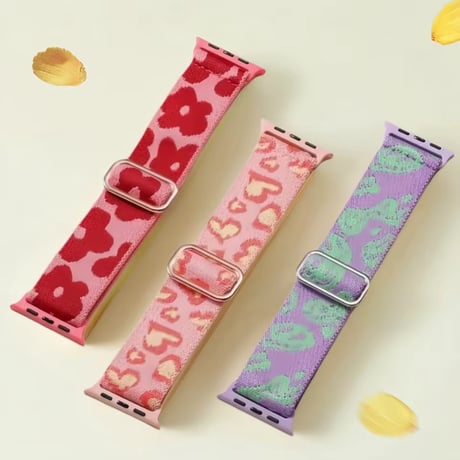 N00191 カラフル柄 Apple Watchバンド