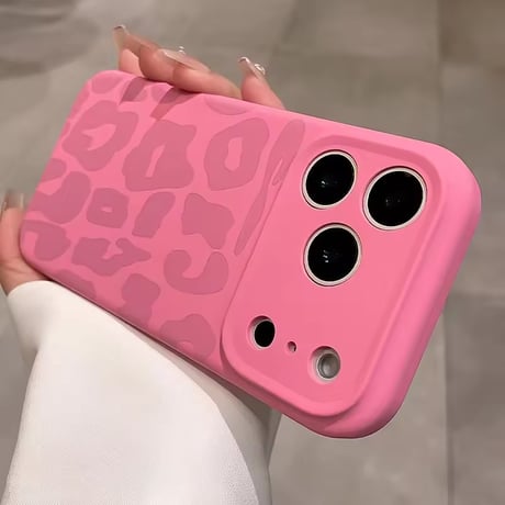S75153 バイカラー レオパードマット iPhoneケース