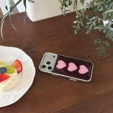 S75301 ハートモチーフ iPhoneケース