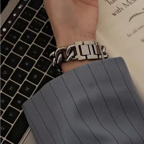N00135 チェーンリンクメタル Apple Watchバンド