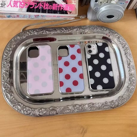 S74854 レトロドット iPhoneケース