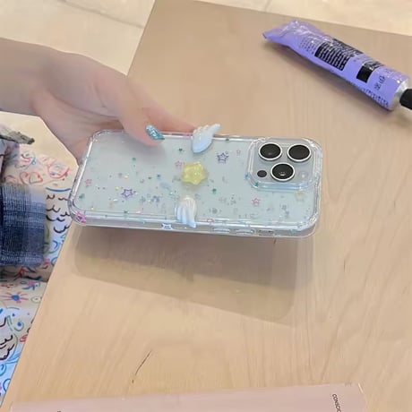 L62276 キラふわスターウィングiPhoneケース