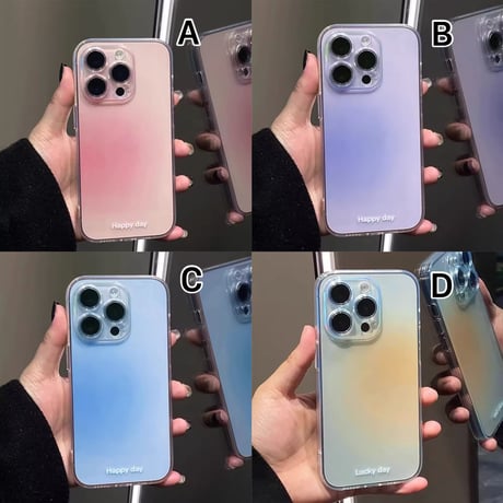 S74591 ツヤめきグラデーションのiPhoneケース