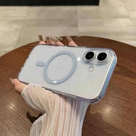 【即納商品】L62184 グリッターMagSafe対応 iPhoneケース