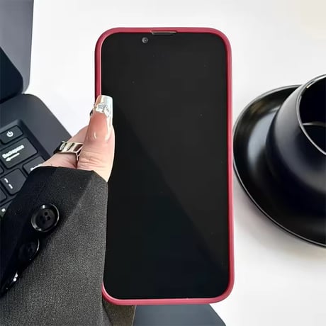 S75320 ビジュードロップ レッドiPhoneケース