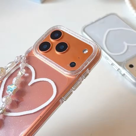 L62443 きらめきハートラインiPhoneケース