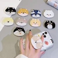 P0382 ぷくっと わんこフェイス スマホグリップ