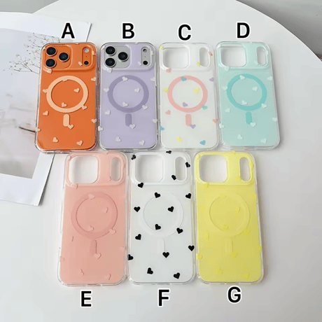 S75108 Mini Heart MagSafe iPhoneケース
