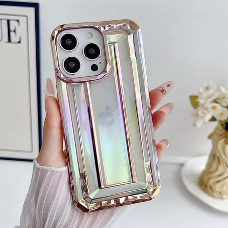 L26169 ジュエルエッジグリッターiPhoneケース