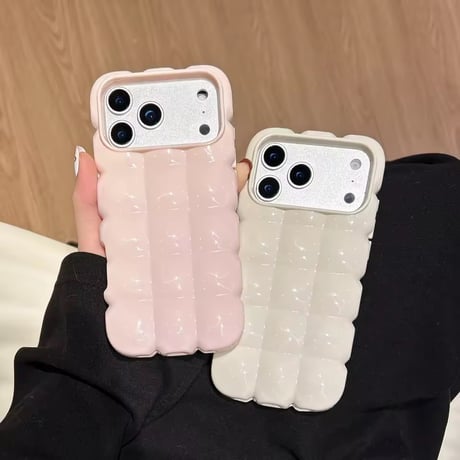 S75287 ぷくぷくブロックiPhoneケース