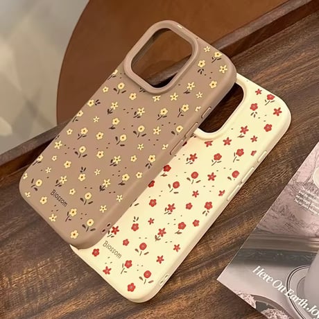 S74968 Blossom フラワープリント iPhoneケース