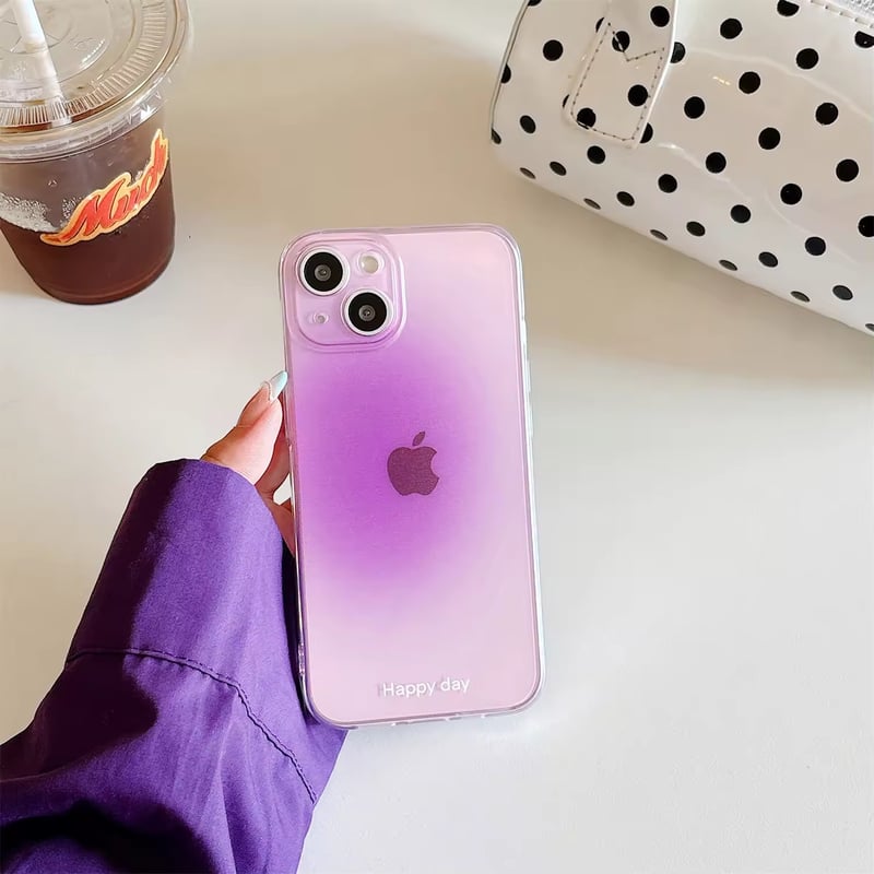 L62229 Happy day グラデーションiPhoneケース | nanomita