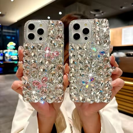 S74970 ジュエリーバタフライ iPhoneケース