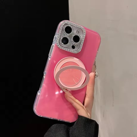 K22952 ツヤめきグラデーションリング iPhoneケース