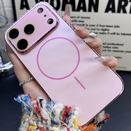 S75099 メタリックフレーム MagSafe対応iPhoneケース