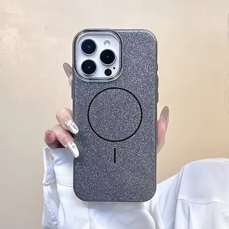 S74511 キラめきグリッターMagSafe対応iPhoneケース