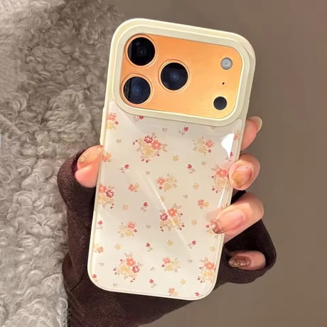 S75397 アンティークフラワー ミニブーケiPhoneケース