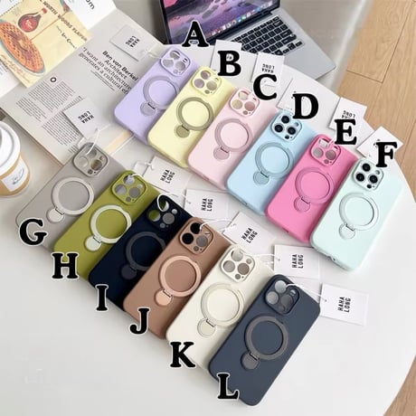 【即納商品】K22556 《Color Loop Ring Case》カラーループリングiPhoneケース