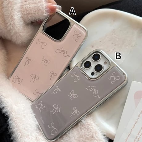 S74603 ガーリーリボンiPhoneケース