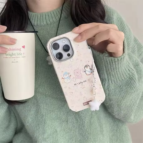 S74439 ゆるふわアニマルルーム iPhoneケース